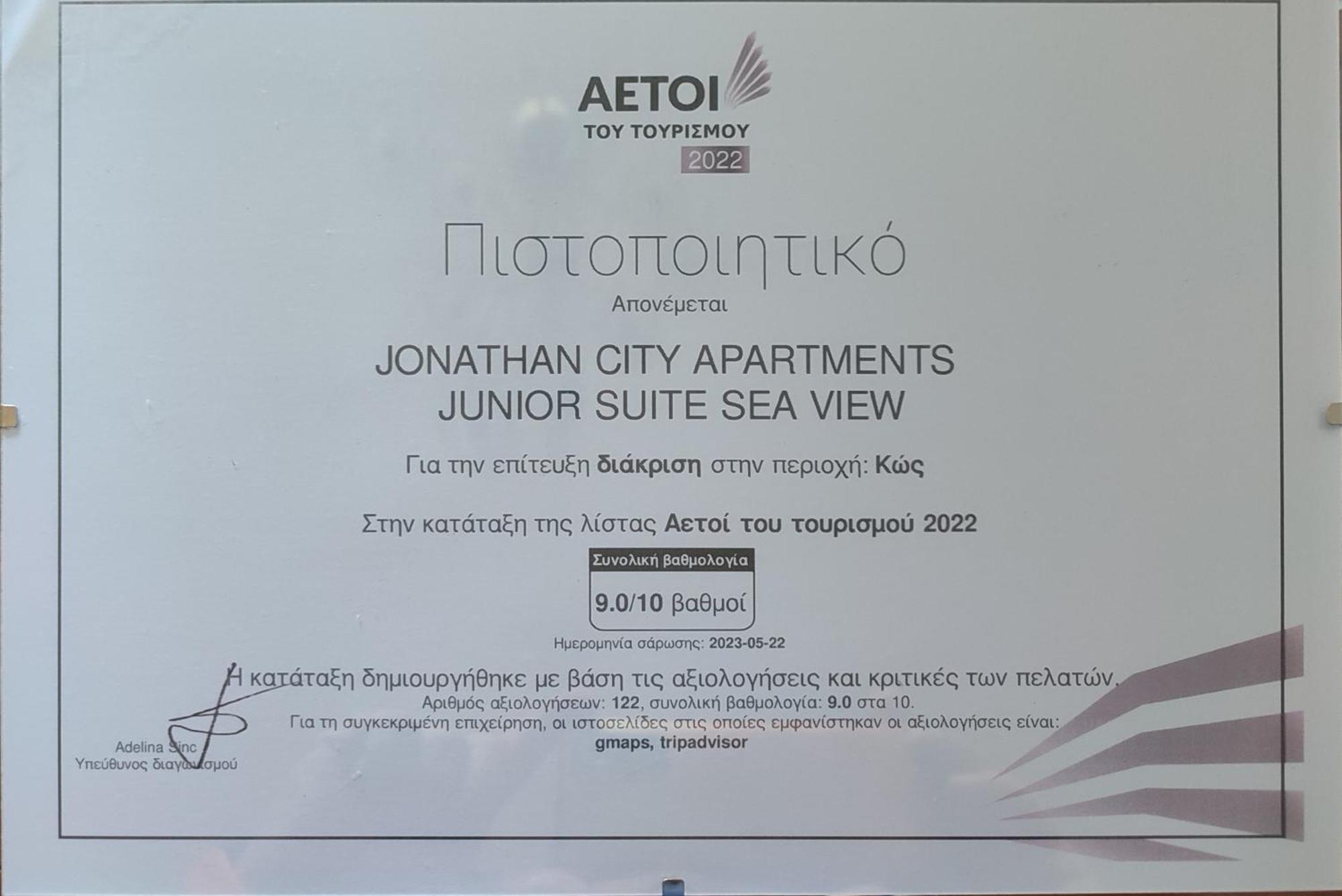 Jonathan City Apartment Kos Exterior foto